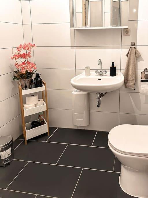 Modern Eingerichtete Wohnung Im Stadtzentrum Zittau Kostenloser Parkplatz Esterno foto